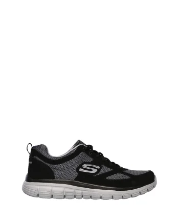 Pantofi sport cu garnitura de piele Burns Agoura, Negru/Gri