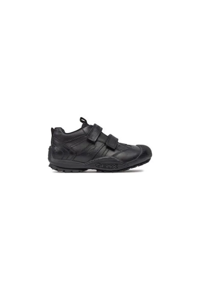 Pantofi sport baieti  206976994, Piele naturala, Negru, Negru