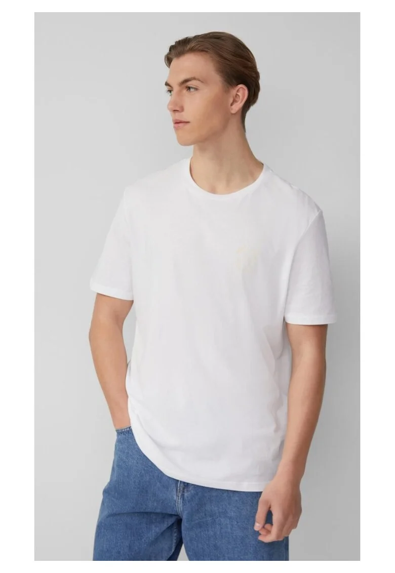 Q/S by s.Oliver Tricou barbati cu imprimeu, decolteu la baza gatului, Regular fit