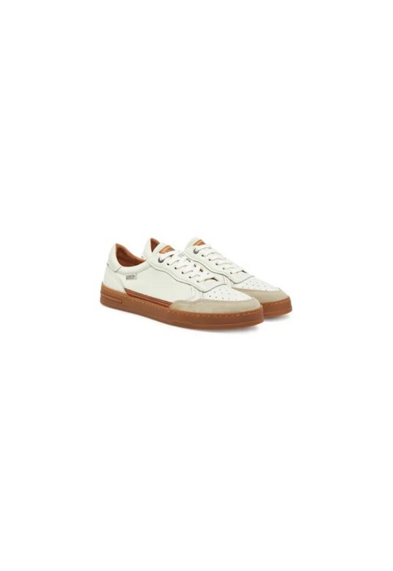 Pantofi sport barbati  304903366, Piele naturala, Alb, Alb