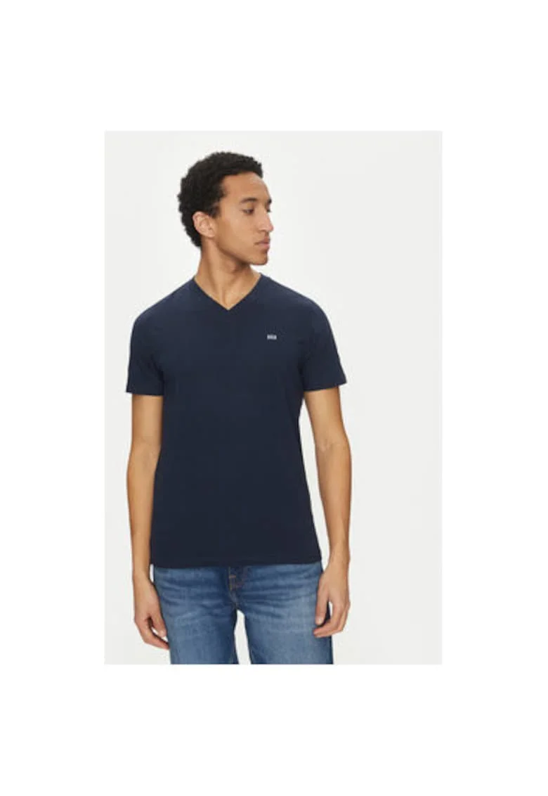 Tricou barbati,  305288394, Bumbac, Albastru, Albastru