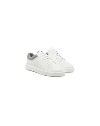 Pantofi sport barbati  305342553, Piele naturala, Alb, Alb