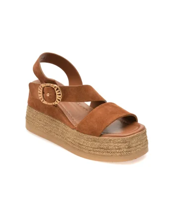 Sandale GRYXX maro, 1766347, din piele intoarsa