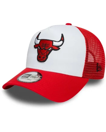 Sapca New Era NBA Side Patch Trucker Chicago Bulls  Fdr