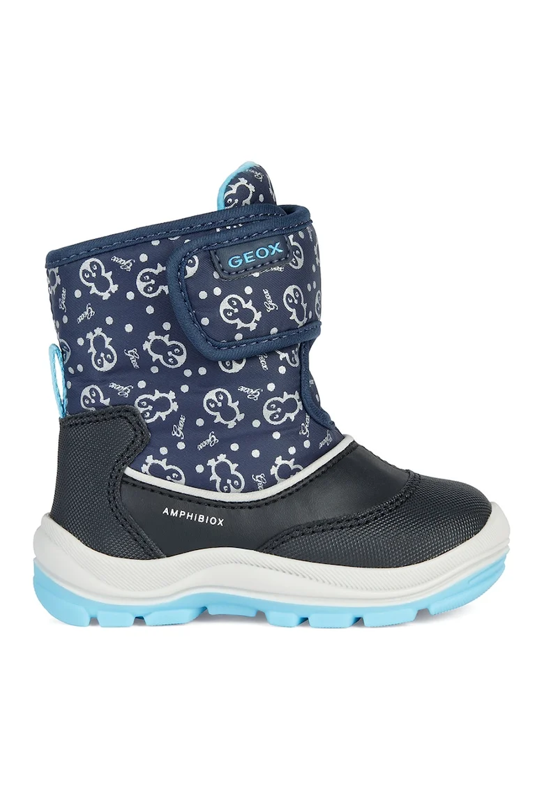 Ghete impermeabile cu velcro, Bleumarin