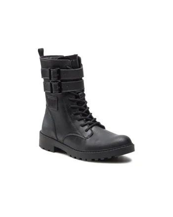 Bocanci fete,  300194973, Piele ecologica, Negru