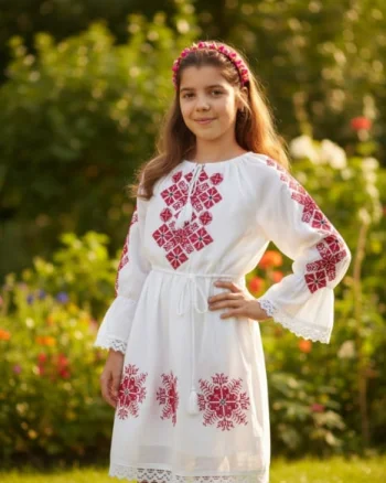 Rochie traditionala fetite Andrea 8