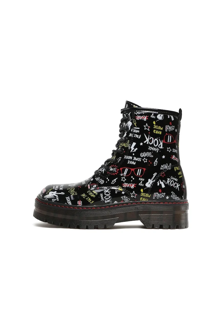 Ghete fete,  5904862271514, Negru, Piele ecologica, Negru