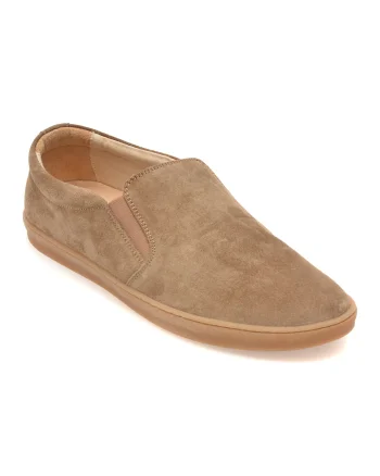 Pantofi RELAX gri, 7203, din piele intoarsa