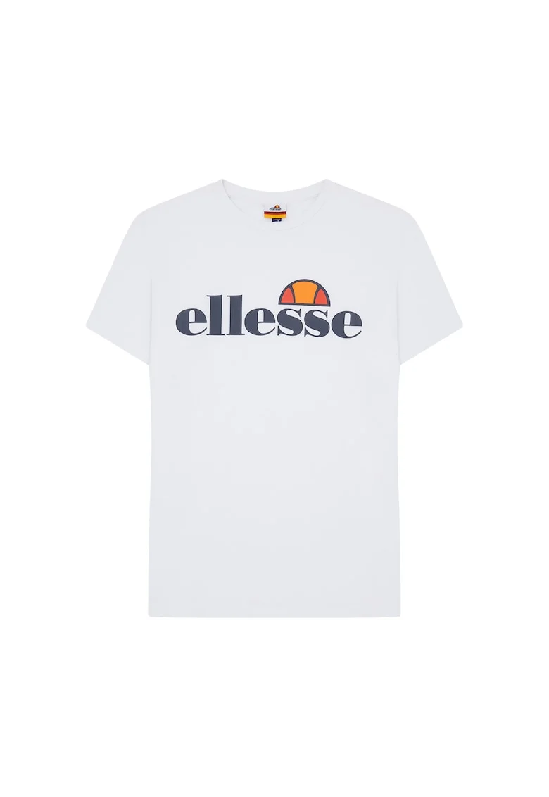 Tricou cu decolteu la baza gatului si imprimeu logo Prado