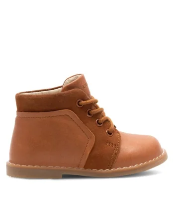 Ghete copii, 8279,  Piele naturala, Maro