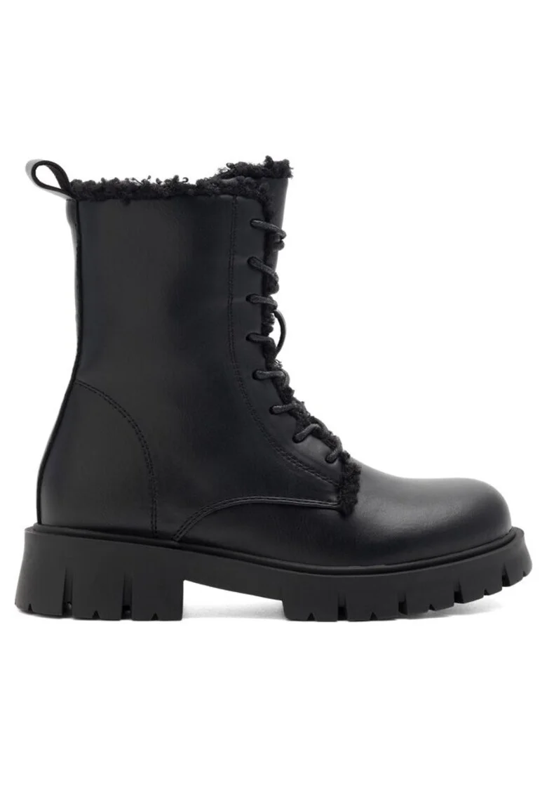 Ghete copii, 35732,  Sintetic, Negru