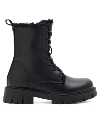Ghete copii, 35732,  Sintetic, Negru