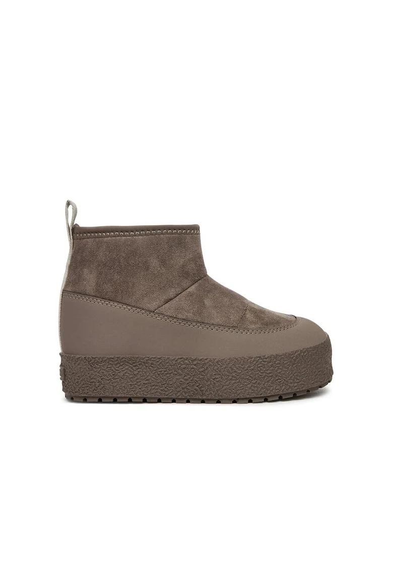 Cizme copii,  11202, Textil, Kaki
