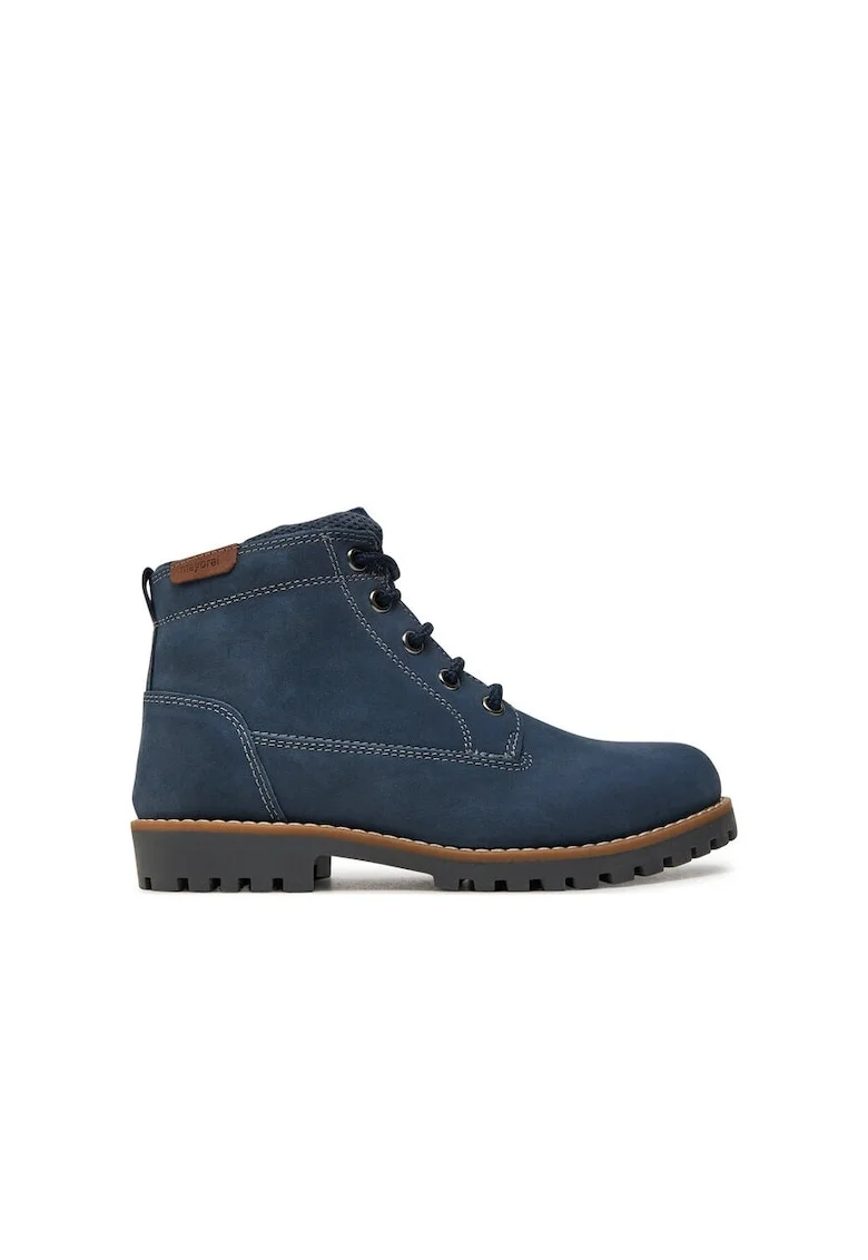 Ghete copii,  87647, Piele naturala, Bleumarin