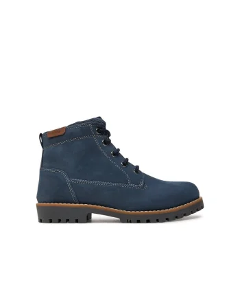 Ghete copii,  87647, Piele naturala, Bleumarin
