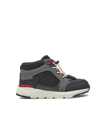 Ghete copii,  86718, Piele naturala, Negru