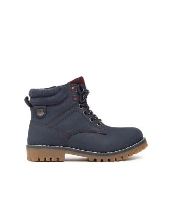 Ghete copii,  63488, Piele naturala, Bleumarin