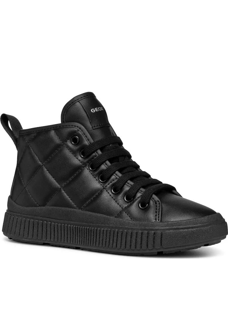 Ghete fete J46M3B 000BC C9999,  Sintetic, Negru
