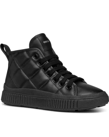 Ghete fete J46M3B 000BC C9999,  Sintetic, Negru