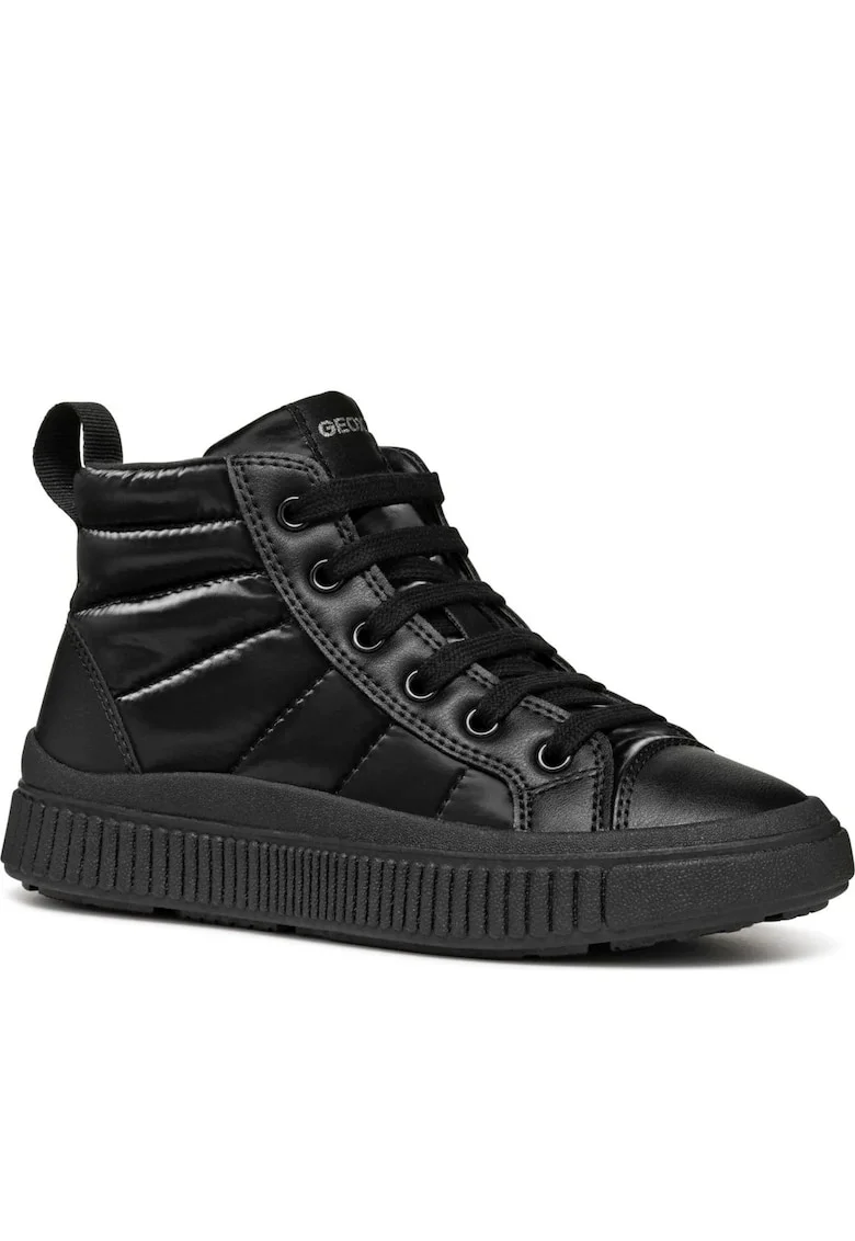 Ghete fete J46M3C 0LVBC C9999,  Sintetic, Negru