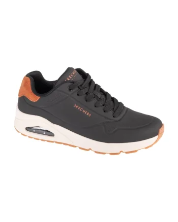 Pantofi sport cu insertii de piele intoarsa Uno-Suited On Air, Negru