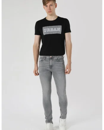 Blugi skinny Ryan, Gri