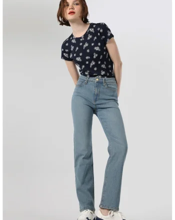Blugi regular fit 792 Mila, Albastru pastel