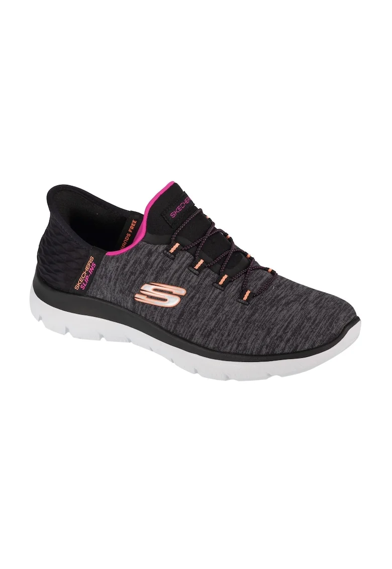 Pantofi sport,  Summits - Dazzling Haze 149937, Negru/Roz