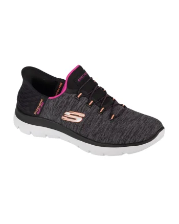 Pantofi sport,  Summits - Dazzling Haze 149937, Negru/Roz