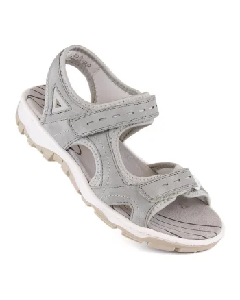 Sandale dama,  864107, Sintetic, Gri