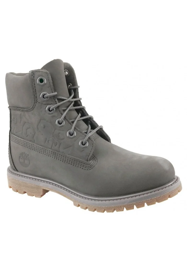Ghete dama,  Piele nabuc, Gri, Gri