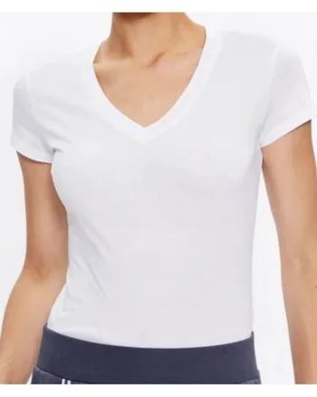 Tricou cu decolteu in V,
