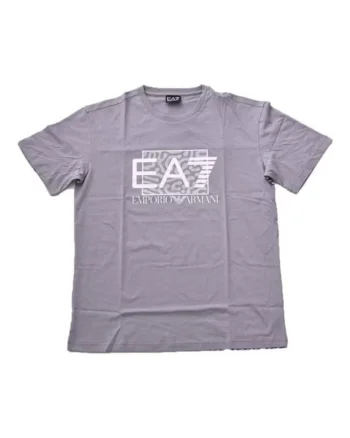 Tricou cu logo contrastant pe piept