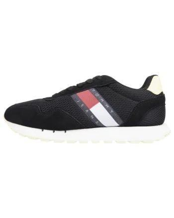Pantofi cu insertii textile si din piele intoarsa
