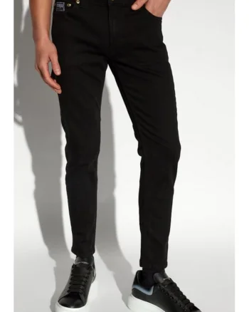 Blugi slim cu talie medie