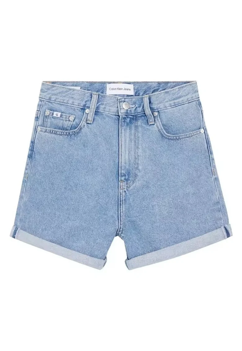 Blugi scurti mom fit