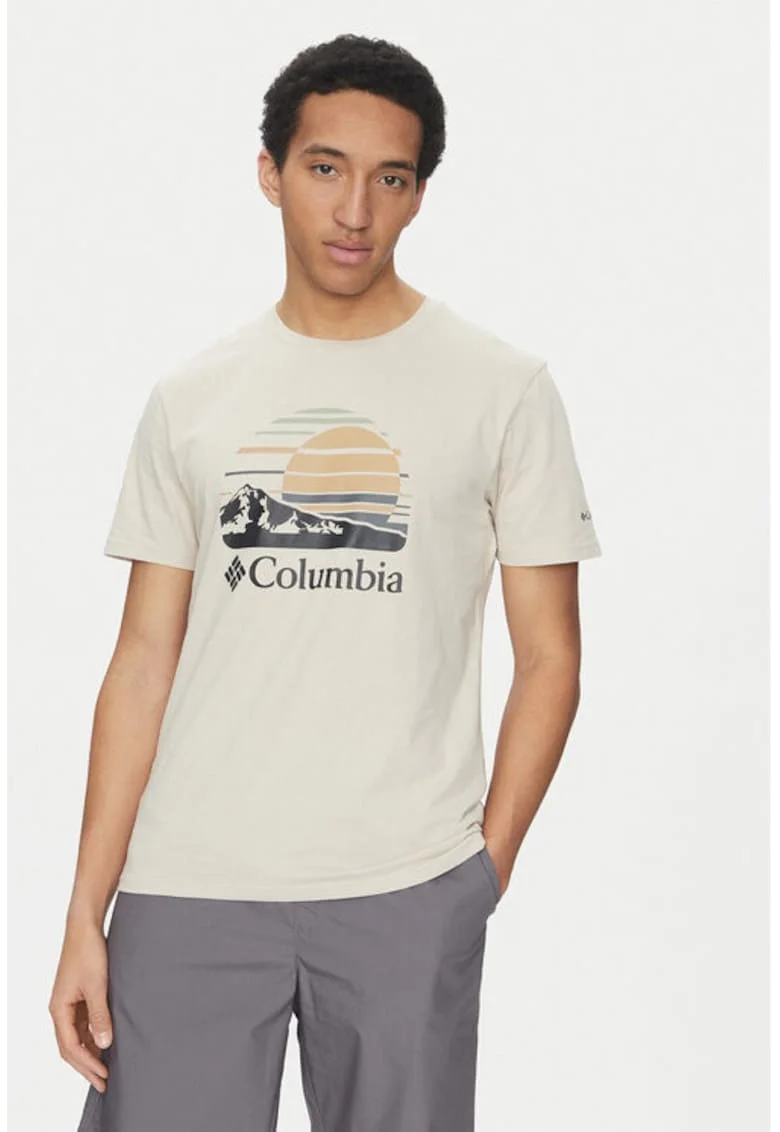Tricou barbati,  304693434, Bumbac organic, Bej, Bej