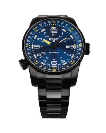 Ceas barbatesc  109523, Automatic, 46mm, 10ATM, Negru