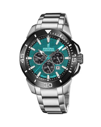 Ceas barbatesc  F20641/3 Quartz Argintiu