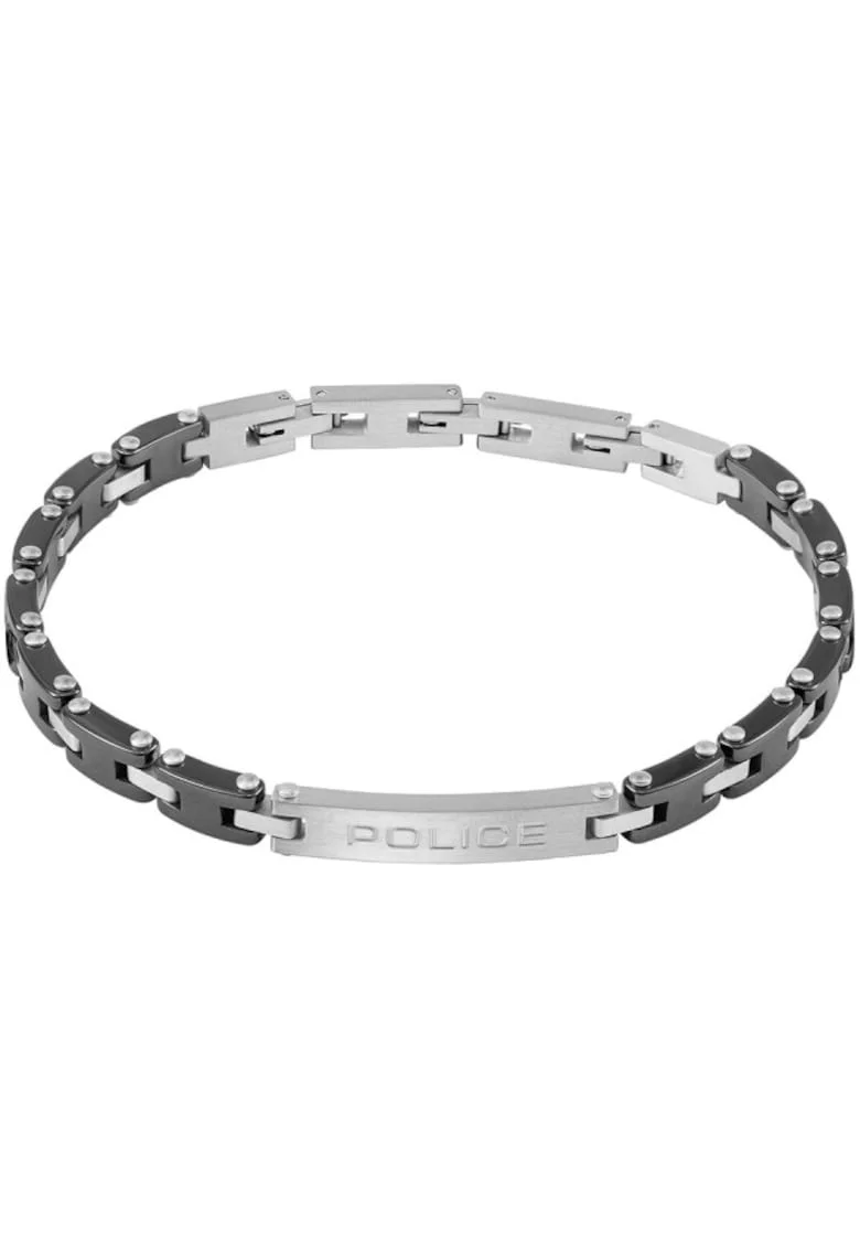 Bratara  cu ceramica PEAGB0078601, Argintiu, Negru