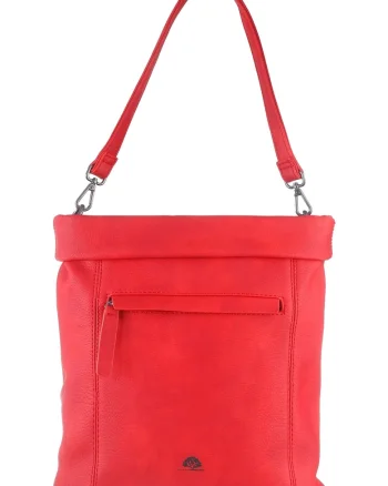 Geanta umar dama piele ecologica rosie 31 x 32 x 13 cm, Liselotte