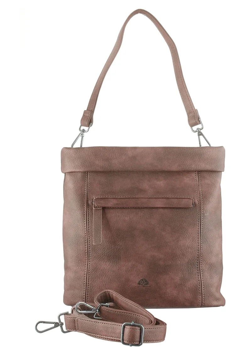 Geanta umar dama piele ecologica maro 31 x 32 x 13 cm, Liselotte