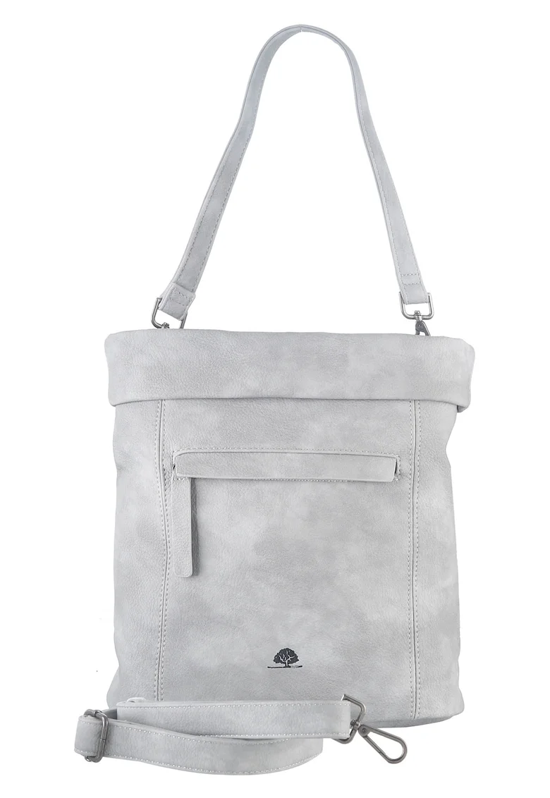 Geanta umar dama piele ecologica 31 x 32 x 13, Liselotte, Alb, 32 x 13 x 31 cm