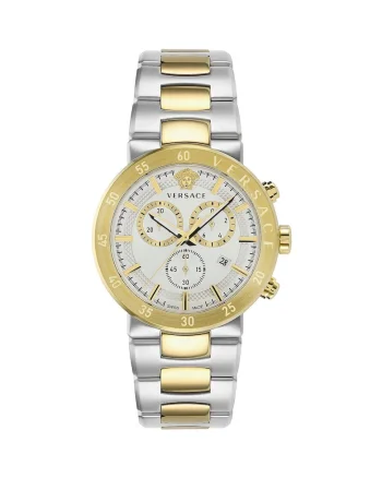 Ceas barbatesc  VEPY00620, Quartz, 44mm, 5ATM, Auriu