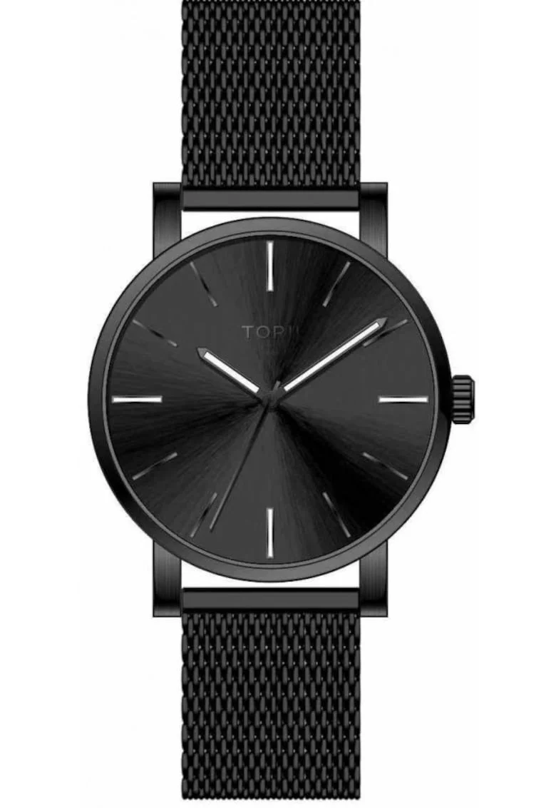 Ceas de barbati  B45BG.BB negru clasic, potrivit pentru inot