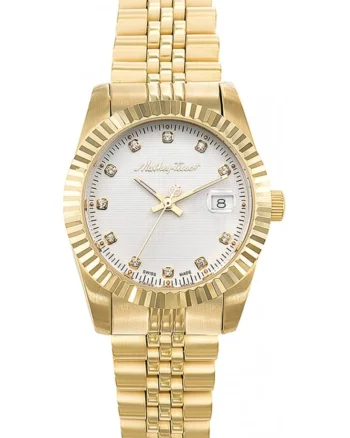 Ceas de dama MATHEY-TISSOT D810PI clasic, de culoare aurie
