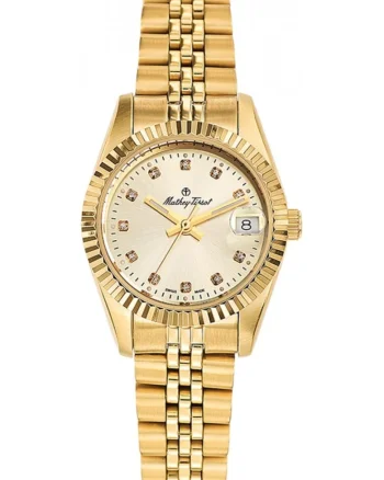 Ceas de dama MATHEY-TISSOT D710PDI clasic, de culoare aurie