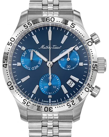 Ceas barbatesc MATHEY-TISSOT H1822CHABU, bleumarin, sportiv