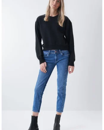 Blugi skinny trei sferturi Wonder